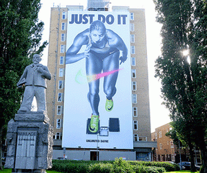 Nike buitenreclame