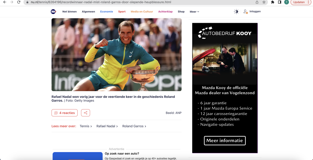 Mazda banner Mazda bannering