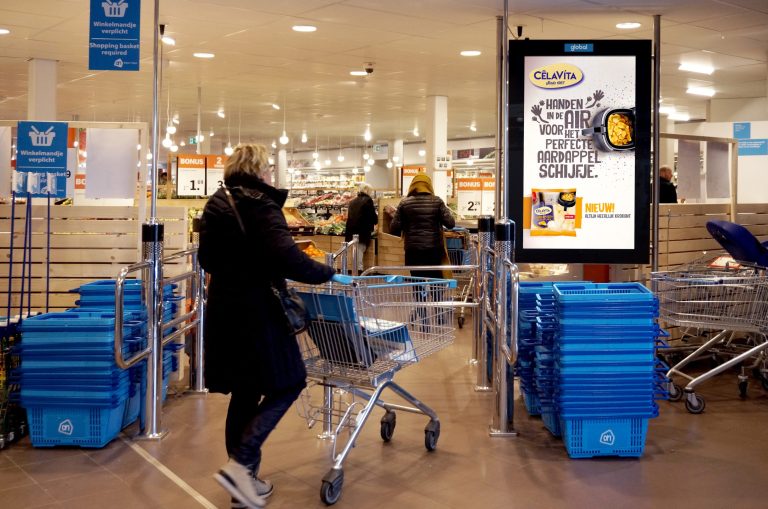 Adverteren in supermarkt
